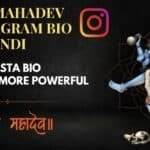 mahadev bio for instagram in hindi